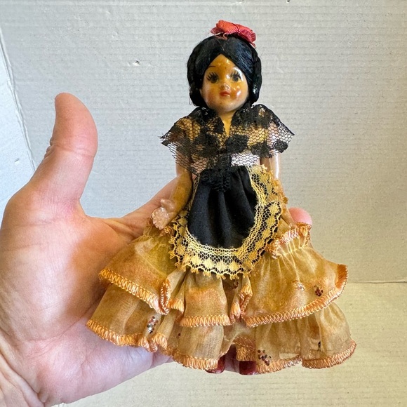 Vintage Lot of 3 Collectible Dolls 6-14" Lot Of 3 Dressed Dolls - Picture 14 of 15